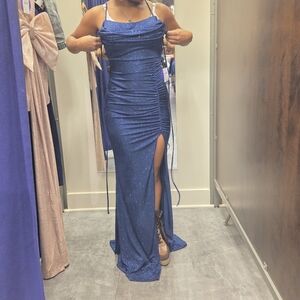 Windsor Sparkling Blue Maxi Dress. A Great Dress For Prom